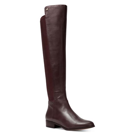 michael kors bromley leather boots